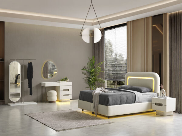 elegante yatak odası takımı