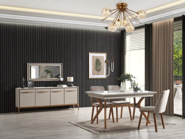 KUMSAL00013 Kumsal yemek masası takımı
