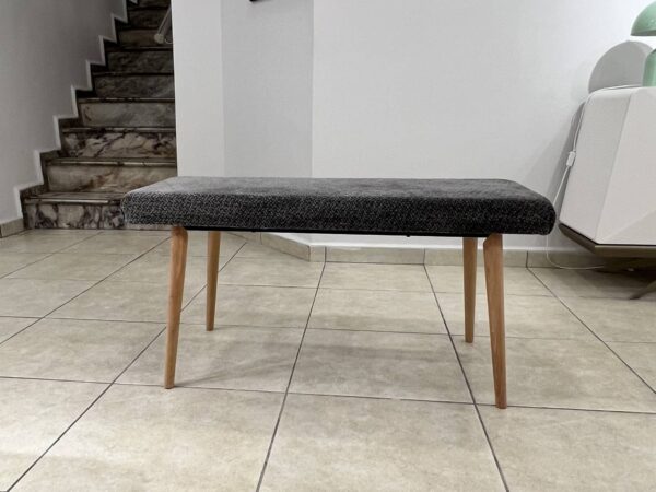 Benç koyu gri önden