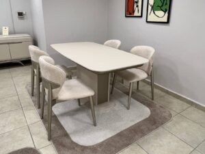 Duru maxi yemek odası masa ve sandalye salon görüntüsü