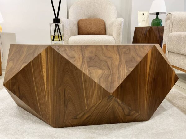 Prizma orta sehpa yandan açılı görünüm