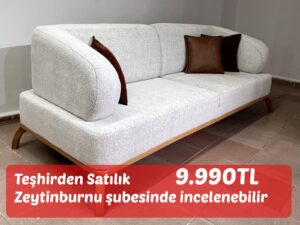 saraylı koltuk outlet teşhir ürünü genel görünüm 3lü kanepe